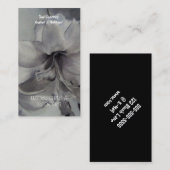 AMARYLLIS WATERCOLOR BLUME BUSINESS CARDS VISITENKARTE (Vorne/Hinten)