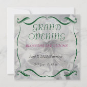 AMARYLLIS WATERCOLOR BLUME GRAND ÖFFNUNG EINLADUNG (Vorderseite)