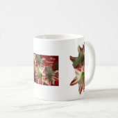 Amaryllis Weihnachtszeit-Tasse Kaffeetasse (VorderseiteRechts)