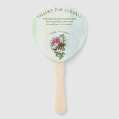 Amaryllis, weiße Lilien, Farne Bouquets Fächer (Rückseite)