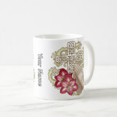 Amaryllis Wh Christian Cross Kaffeetasse (VorderseiteRechts)