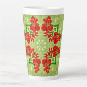 Amaryllis zu Weihnachten Milchtasse (Vorderseite)