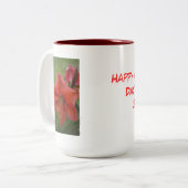 Amaryllis Zweifarbige Tasse (Vorderseite Links)