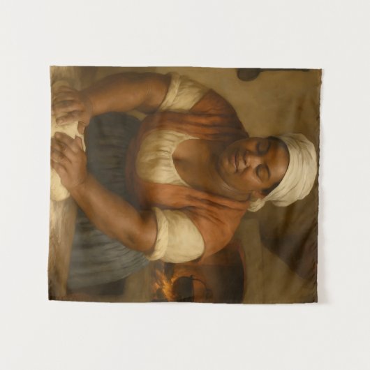 Amasando el Pan Wandteppich (Vorderseite (Horizontal))