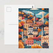 Amasya im Herbst Postkarte (Vorne/Hinten)