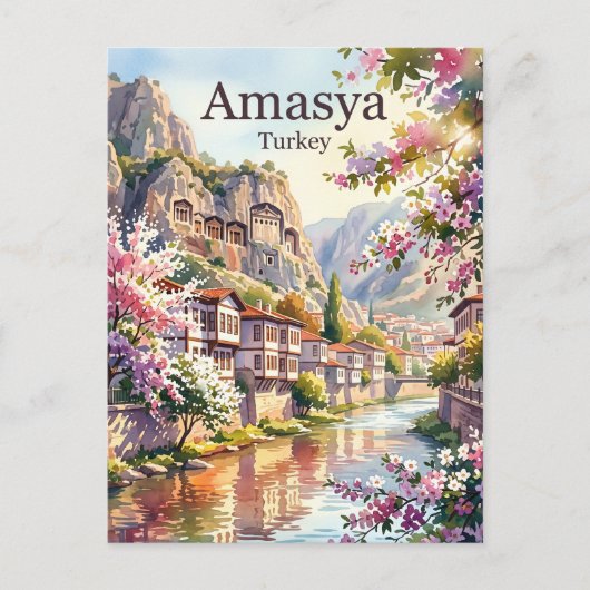 Amasya Türkei Postkarte (Vorderseite)