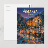 Amasya Türkei Postkarte (Vorne/Hinten)