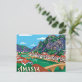 Amasya Türkei Postkarte (Stehend Vorderseite)