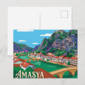 Amasya Türkei Postkarte (Vorne/Hinten)