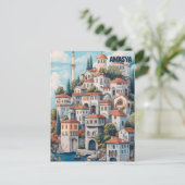 Amasya Turkiye Postkarte (Stehend Vorderseite)