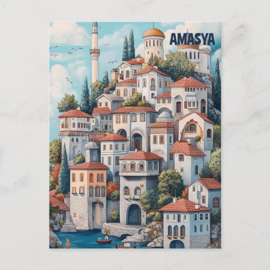 Amasya Turkiye Postkarte (Vorderseite)