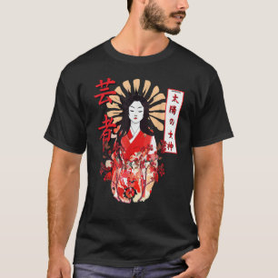 Amaterasu Omikami Kirschblüten-Sonnengöttin T-Shirt