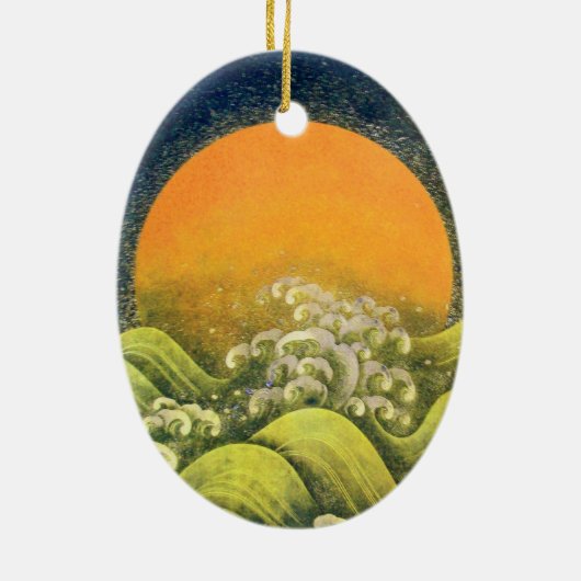 AMATERASU, SONNENGODESS KERAMIK ORNAMENT (Hinten)