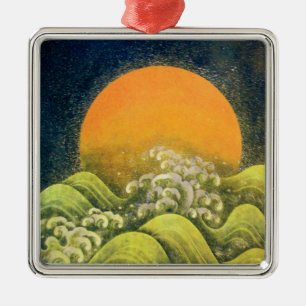 AMATERASU, SONNENGODESS SILBERNES ORNAMENT