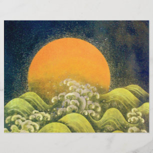 AMATERASU, SUN GODESS, gelb grün schwarz