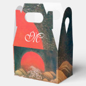 AMATERASU SUN GODESS, MONOGRAM Red Black Brown Geschenkschachtel (Geöffnet)