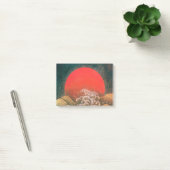 AMATERASU SUN GODESS Red Black Brown Post-it Klebezettel (Büro)