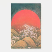 AMATERASU SUN GODESS Red Black Brown Post-it Klebezettel (Vorderseite)