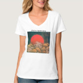AMATERASU, SUN GODESS Red Black Brown T-Shirt (Vorderseite)