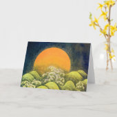 AMATERASU SUN GODESS Red Yellow Black Brown Green Karte (Gelbe Blume)