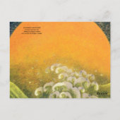 AMATERASU SUN GODESS Red Yellow Black Brown Postkarte (Rückseite)