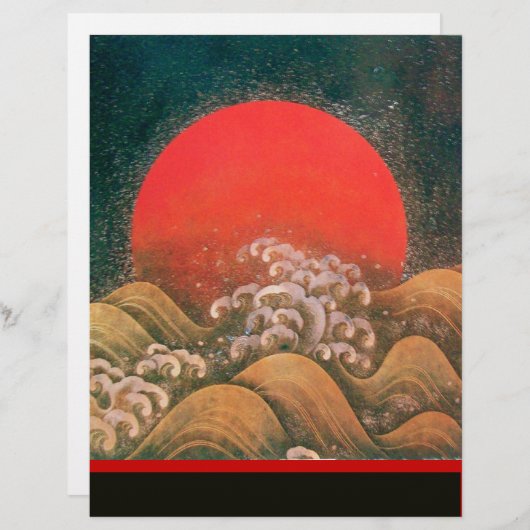 AMATERASU , SUN GODESS , rot schwarz braun (Vorne/Hinten)