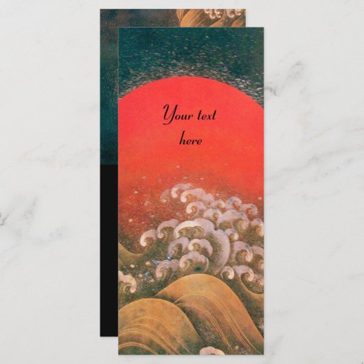 AMATERASU , SUN GODESS , rot schwarz braun (Vorne/Hinten)