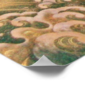 AMATERASU , SUN GODESS , rot schwarz braun Poster (Ecke)