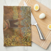 Amateur (Coachman & Cabbages) von Frederick Walker Geschirrtuch (Viertel Falte)