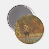 Amateur (Coachman & Cabbages) von Frederick Walker Magnet (Vorderseite/Rückseite)