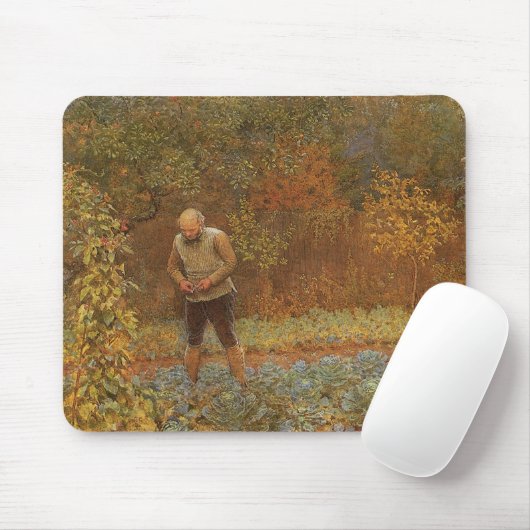 Amateur (Coachman & Cabbages) von Frederick Walker Mousepad (Mit Mouse)