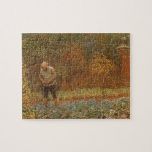 Amateur (Coachman & Cabbages) von Frederick Walker Puzzle