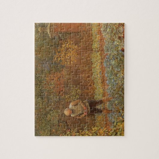 Amateur (Coachman & Cabbages) von Frederick Walker Puzzle (Vertikal)