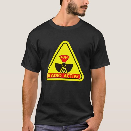 Amateur Ham Radio Active Tshirt (Vorderseite)