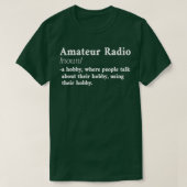 Amateur-Ham Radio Definition CB Funkgerät CW Oper T-Shirt (Design vorne)