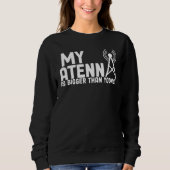 Amateur Ham Radio Morse Code Learn Sweatshirt (Vorderseite)