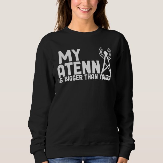 Amateur Ham Radio Morse Code Learn Sweatshirt (Vorderseite)