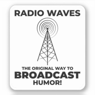 Amateur Ham Radio Operator Funny Sprichwort Aufkleber