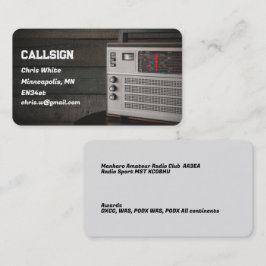 Amateur-Ham-Radio Visitenkarte