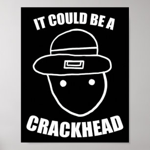 Amateur-Kobold-Skizze könnte ein Crackhead-St sein Poster