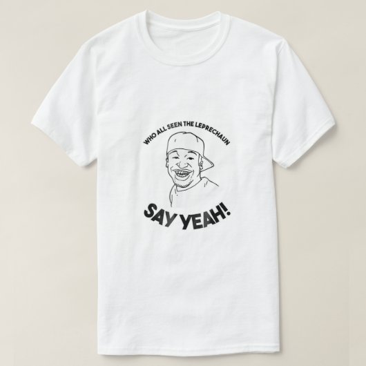 Amateur Leprechaun Sketch Mobile Alabama St Patric T-Shirt (Design vorne)