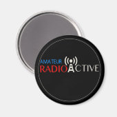 Amateur-Radio Active Magnet (Vorderseite/Rückseite)