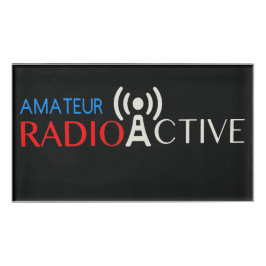 Amateur-Radio Active Namenschild