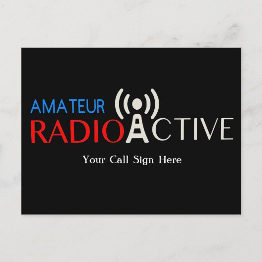 Amateur-Radio Active Postkarte (Vorderseite)