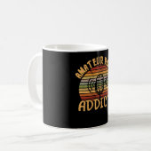 Amateur-Radio Addict-Ham-Betreiber Kaffeetasse (Vorderseite Links)