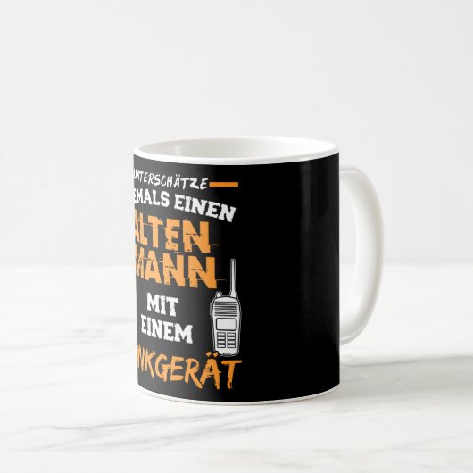 Amateur-Radio-Amateur-Radio Kaffeetasse (VorderseiteRechts)