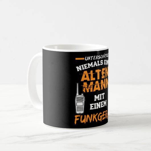 Amateur-Radio-Amateur-Radio Kaffeetasse (Vorderseite Links)