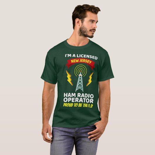 Amateur-Radio-Betreiber Funny Ham Radio New T-Shirt (Vorne ganz)