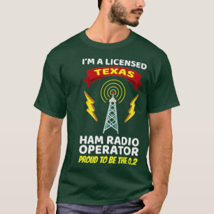 Amateur-Radio-Betreiber Funny Ham Radio Texas T-Shirt