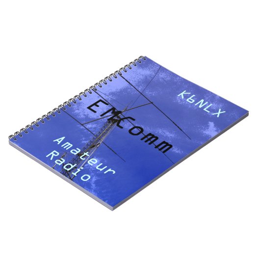 Amateur Radio Call Signature EMComm Notizblock (Linke Seite)